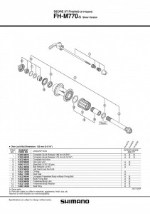 AX BUTUC SHIMANO FH-M770-S - Img 2
