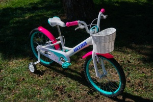 Bicicleta copii mtb ULTRA Larisa 20 V-Brake - Alb | 6-8 ani - Img 2