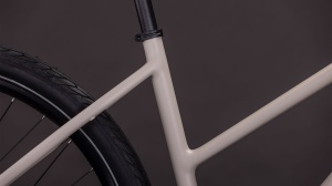 BICICLETA CUBE EDITOR PRO TRAPEZE OATGREY GREY 2026 46 cm - Img 4