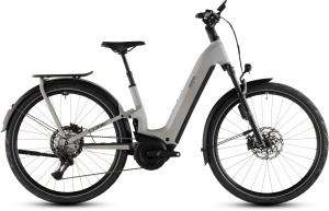 BICICLETA CUBE KATHMANDU HYBRID ONE11 HPC SLT 800 EASY ENTRY GLINTSAND OATGREY 2026 58 cm