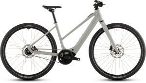 BICICLETA ELECTRICA CUBE EDITOR HYBRID SLX 400X TRAPEZE REEDBEIGE CHROME 2026 50 cm