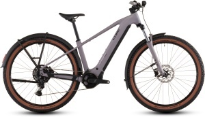 BICICLETA ELECTRICA CUBE REACTION HYBRID PERFORMANCE 600 FE PLUMGREY BLACK 2026 cadru S (16") - roti 27.5