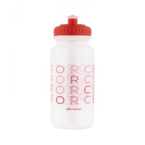 Bidon Force ENJOY 500ml, transparent-rosu