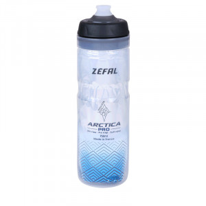 Bidon ZEFAL Arctica Pro 75 Pro-Cap 750ml - Silver/Blue - Img 2