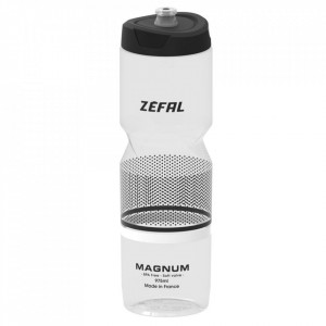 Bidon ZEFAL Magnum Soft-Cap 975ml- Transparent Black