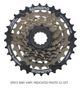 BLOC DE PINIOANE PE CASETA SHIMANO ALTUS CS-HG20 7 VIT. 12-14-16-18-21-24-28 MARO AMBALAT IND.