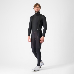 Bluza de corp cu guler Castelli Flanders Neck Warm Negru S - Img 5