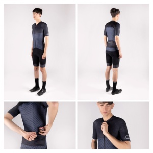 Bluza FORCE POINTS maneci scurte negru XL - Img 5