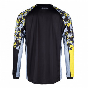 Bluza Force Reckless Maneca Lunga, Black-Yellow-Grey M - Img 3