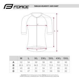 Bluza Force Sway cu maneci scurte Fluo XXL - Img 5