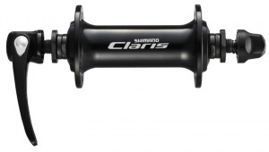BUTUC FATA SHIMANO CLARIS HB-2400 36H OLD 100MM AX 108MM QR 133MM NEGRU AMBALAT IND.