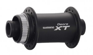 BUTUC FATA SHIMANO DEORE XT HB-M778 36H OLD 100MM PT. AX 15MM E-THRU (FARA AX) PT. ROTOR CENTER LOCK INCL. PIULITA DE STRANGERE NEGRU AMBALAT IND.
