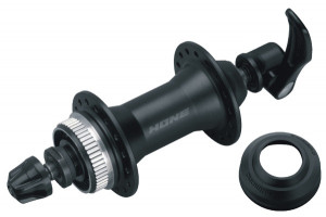 BUTUC FATA SHIMANO HONE HB-M600 36H OLD 100MM AX 108MM QR 133MM PT. ROTOR CENTER LOCK INCL. PROTECTIE PT. MONTURA DISCULUI AMBALAT IND.