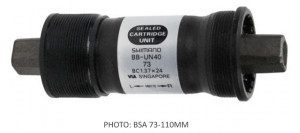 BUTUC PEDALIER SHIMANO BB-UN40 BSA 68-111MM FARA SURUBURI VRAC