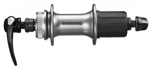 BUTUC SPATE SHIMANO ALIVIO FH-M4050 8/9/10 VIT. 36H OLD 135MM AX 146MM QR 168MM PT. ROTOR CENTER LOCK FARA PROTECTIE PT. MONTURA DISCULUI ARGINTIU AMBALAT IND.