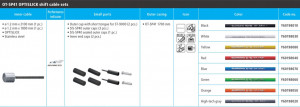 CABLU DE SCHIMBATOR SHIMANO ROAD OPTISLIK SET NEGRU