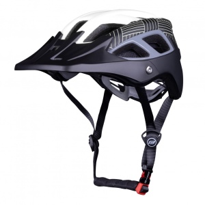 Casca Force Aves MTB E-bike, Alb/Negru Mat L-XL (58-61 cm)
