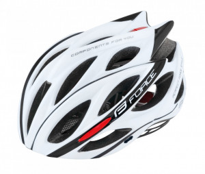 Casca Force Bull Alb/Negru S-M (54-58 cm) - Img 2