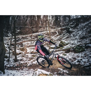Casca Force Tiger Downhill Black/Fluo/Blue S-M (57-58 cm) - Img 9