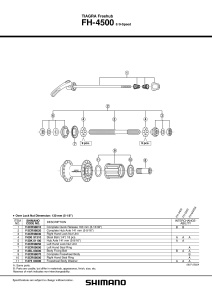 CASETA SHIMANO FH-4500 COMPLETE