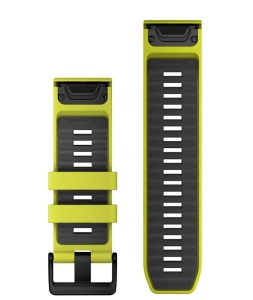 Curea Garmin quickfit 26 - Amp Yellow/Graphite Silicone - Img 2