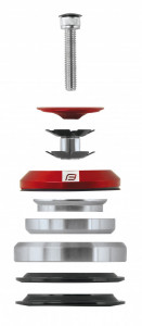 Cuvetarie Force Taper integrata 1.1/8-1.1/2 rosie - Img 3