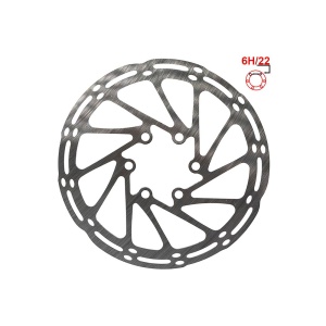Disc frana eWheel EWD002 140mm, 6 gauri
