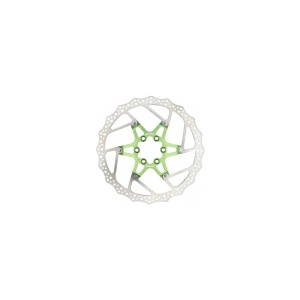 Disc frana Reverse Discrotor 180mm aluminiu/otel verde deschis - Img 1