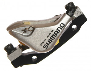 ETRIER FRANA HIDRAULICA PE DISC SHIMANO XT BR-M765 FATA CU ADAPTOR PT. STANDARD PLACUTE RESIN VRAC - Img 2