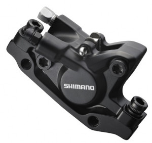 ETRIER FRANA PE DISC SHIMANO BR-M446L FATA SAU SPATE HIDRAULIC FARA ADAPTOR PLACUTE RESIN FARA ROTOR NEGRU AMBALAT IND.