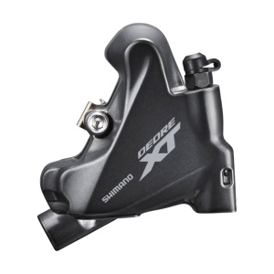 ETRIER FRANA PE DISC SHIMANO DEORE XT BR-M8110 SPATE FLAT MOUNT CU SURUB 25MM FARA ADAPTOR PLACUTE RESIN K03S FARA ARIPIOARE DE RACIRE AMBALAT IND.