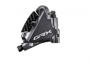 ETRIER FRANA PE DISC SHIMANO GRX BR-RX810 SPATE FLAT MOUNT INCL. SURUBURI FIXARE 25MM FARA ADAPTOR PLACUTE L03A RESIN CU ARIPIOARE DE RACIRE AMBALAT IND.