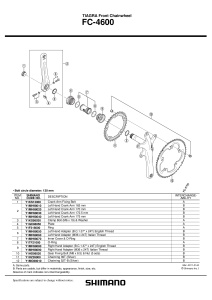 FOAIE SHIMANO FC-4600 52T-B ARGINTIE