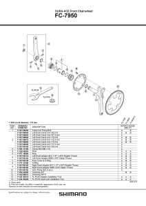 FOAIE SHIMANO FC-7950 34T - Img 2