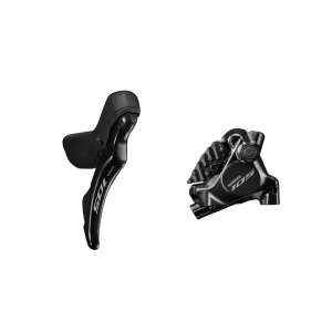 FRANA PE DISC SET ASAMBLAT SHIMANO J-KIT 105 ST-R7120(R) BR-R7170(R) HIDRAULICA FARA ADAPTOR PT. MONTURA 25MM PLACUTE RESIN (CU ARIPIOARE DE RACIRE) SL 2200MM FURTUN SM-BH90 1700MM OT-SP41 600 OT-RS900 240MM&NOSE CAPX1 AMBALAT IND.
