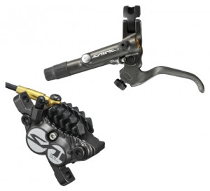 FRANA PE DISC SET ASAMBLAT SHIMANO SAINT MANETA BL-M820-B(S) ETRIER BL-M820(F) POST MOUNT PLACUTE METAL CU ARIPIOARE DE RACIRE FURTUN SMBH90SBLS 1000MM NEGRU INCL. OLIVA & INSERTIE CONECTARE AMBALAT IND.
