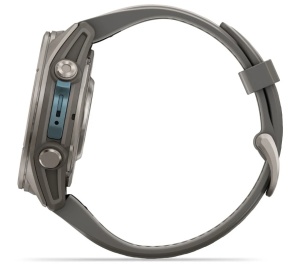 Garmin Fenix 9 - 43mm Titan cu curea din silicon Pebble Gray - Img 13