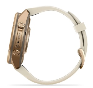 Garmin Fenix 9 Pro - inReach, 43mm Titan Autumn Gold cu curea din silicon Cream/French Gray - Img 13