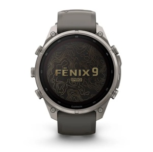 Garmin Fenix 9 Pro - inReach, Solar, 47mm Titan Pebble Gray cu curea din silicon Silver Gray - Img 3