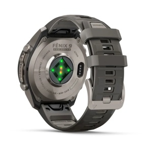 Garmin Fenix 9 Pro - inReach, Solar, 47mm Titan Pebble Gray cu curea din silicon Silver Gray - Img 13