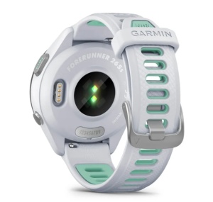 Garmin Forerunner 265S Ramă neagră cu carcasă Whitestone şi curea din silicon Whitestone/Neo Tropic - Img 6