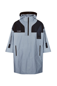JACHETA CUBE ATX UTILITY PONCHO SAFETY SILVER N GREY ONE SIZE