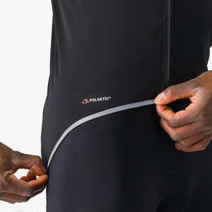 Jacheta de ploaie Castelli Ultra Rain Cape, pentru barbati, negru/argintiu reflex, XXL - Img 5