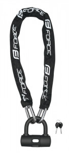 Lacat cu zale Force 100 cm/ 10 mm negru - Img 2