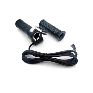 Maneta acceleratie cu buton si display 36V, conector SM - Img 3