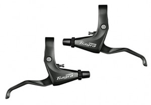 MANETA DE FRANA SHIMANO TIAGRA BL-4700 STANGA & DREAPTA PT. GHIDON DE SOSEA DREPT PT. FRANA V-BRAKE CAMASA NEAGRA T-TYPE 800/900MM CABLU 1400/1600MM AMBALAT IND.