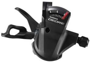 MANETA DE SCHIMBATOR SHIMANO DEORE SL-T610 DREAPTA 10 VIT. CABLURI 2050MM O.G.D. NEGRU VRAC