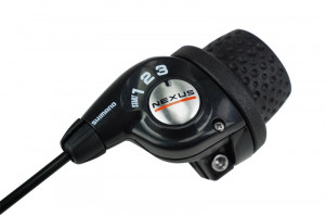 MANETA DE SCHIMBATOR SHIMANO NEXUS SL-3S35E REVO SHIFTER CAMASA SP40 NEAGRA 1200MM BLACK SP40 CU BELL CRANK 3(DIE CAST) EXP-TPE VRAC