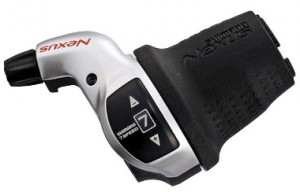 MANETA DE SCHIMBATOR SHIMANO NEXUS SL-7S20 DREAPTA 7 VIT. REVO CAMASA NEAGRA SP40 1560MM PT. CJ-NX40 (DX) VRAC