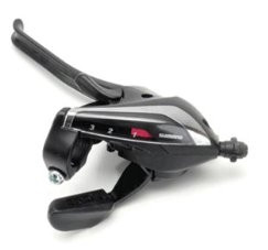 MANETA SCHIMBATOR/FRANA SHIMANO ACERA ST-EF60-L(LL)4A STANGA 3 VIT. 4 DEGETE PT. FRANA CANTI/ROLLER CABLU DE SCHIMBATOR 1800MM NEGRU VRAC